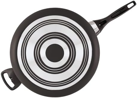 Farberware Dishwasher Safe Nonstick Jumbo Cooker/Saute Pan with Helper Handle - 6 Quart, Black - Image 4