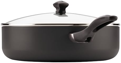 Farberware Dishwasher Safe Nonstick Jumbo Cooker/Saute Pan with Helper Handle - 6 Quart, Black - Image 6